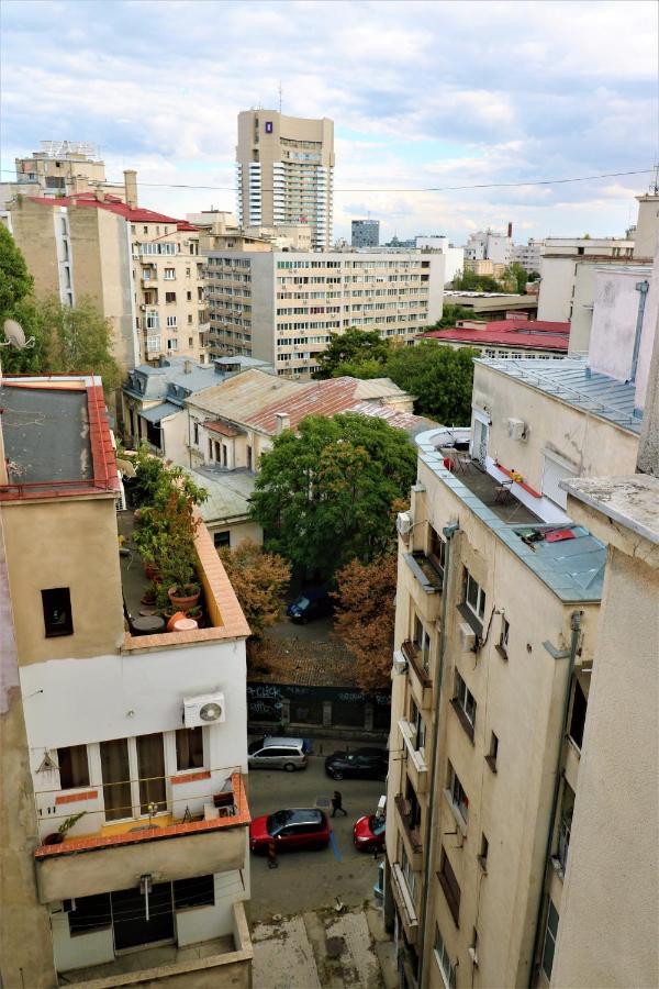 Athenee Palace Apartment - Panoramic View Terrace & Balcony - Free Minibar Bükreş Dış mekan fotoğraf