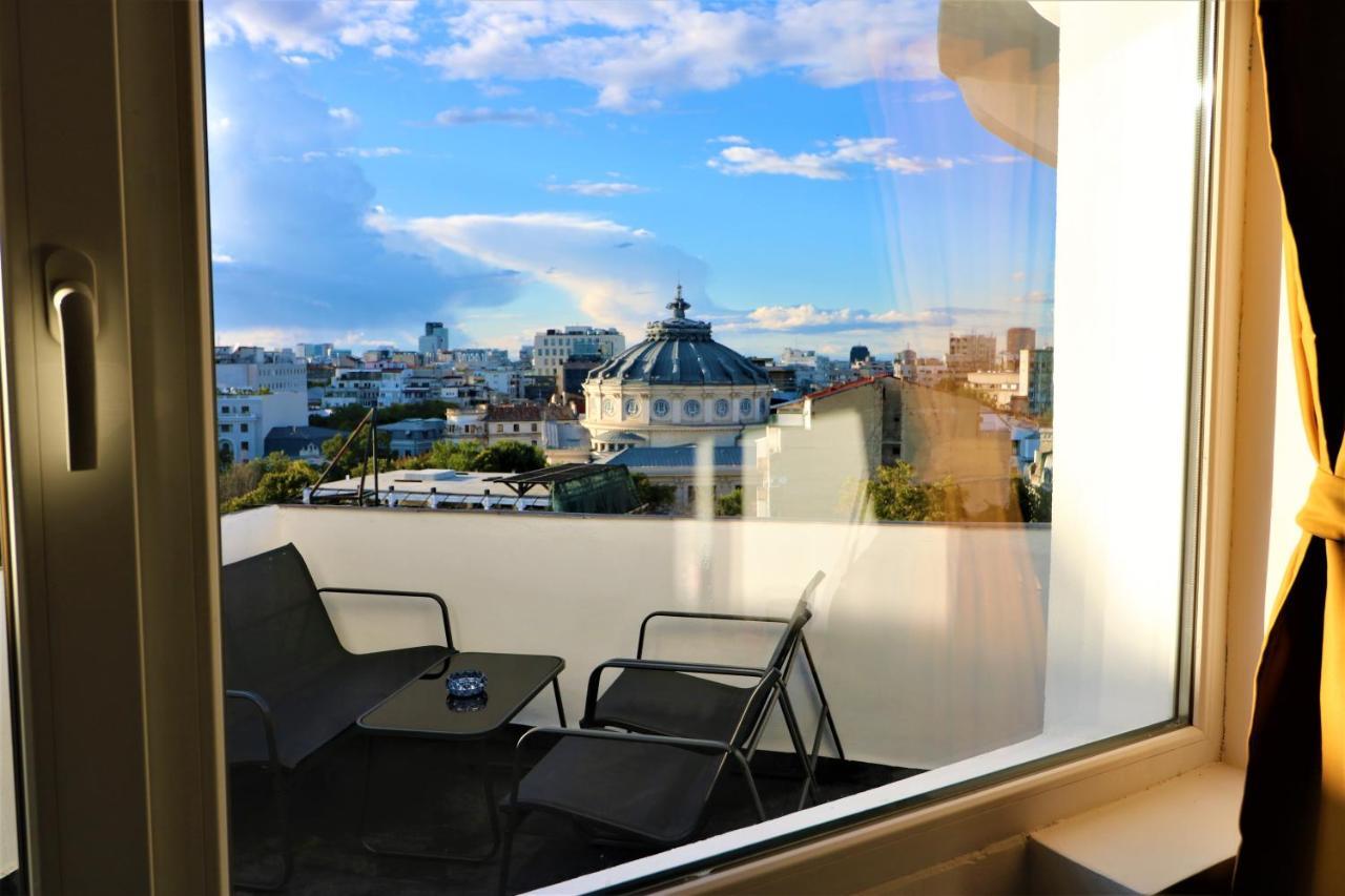 Athenee Palace Apartment - Panoramic View Terrace & Balcony - Free Minibar Bükreş Dış mekan fotoğraf